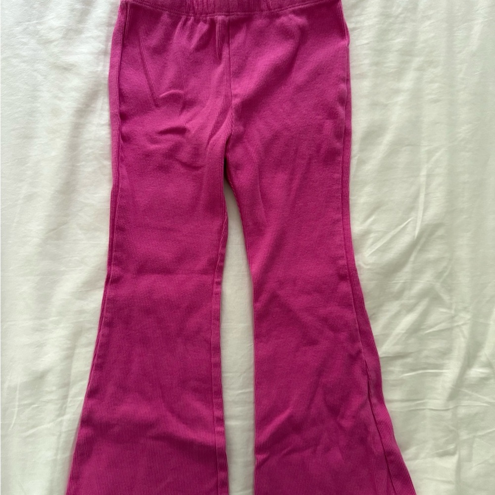 Like New - Gap girls Flared Ribbed Pants
